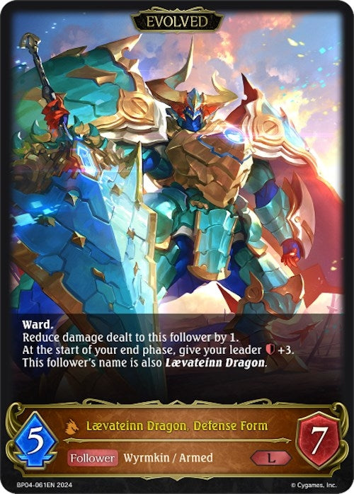 Laevateinn Dragon Defense Form Evolved (BP04-061EN) [BP04]