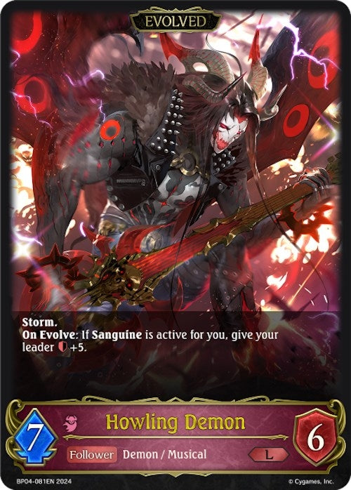 Howling Demon Evolved (BP04-081EN) [BP04]