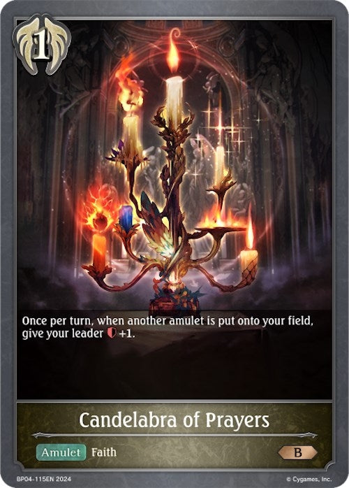 Candelabra of Prayers (BP04-115EN) [BP04]