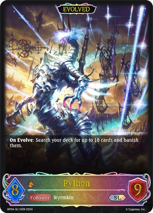 Python Evolved SL (BP04-SL12EN) [BP04]