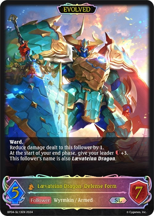 Laevateinn Dragon Defense Form Evolved SL (BP04-SL13EN) [BP04]