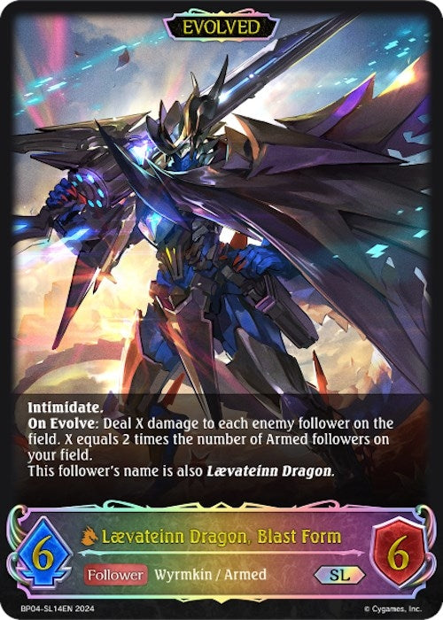 Laevateinn Dragon Blast Form Evolved SL (BP04-SL14EN) [BP04]