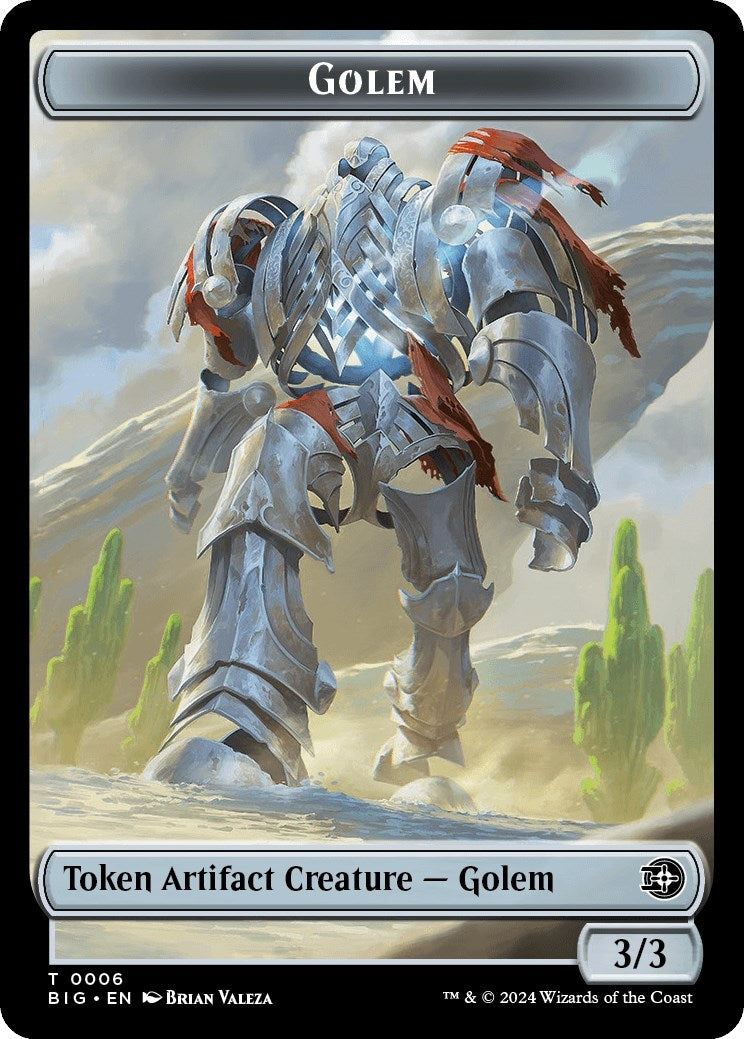 Golem Plot Double Sided Token (6 // 20) [BIG]