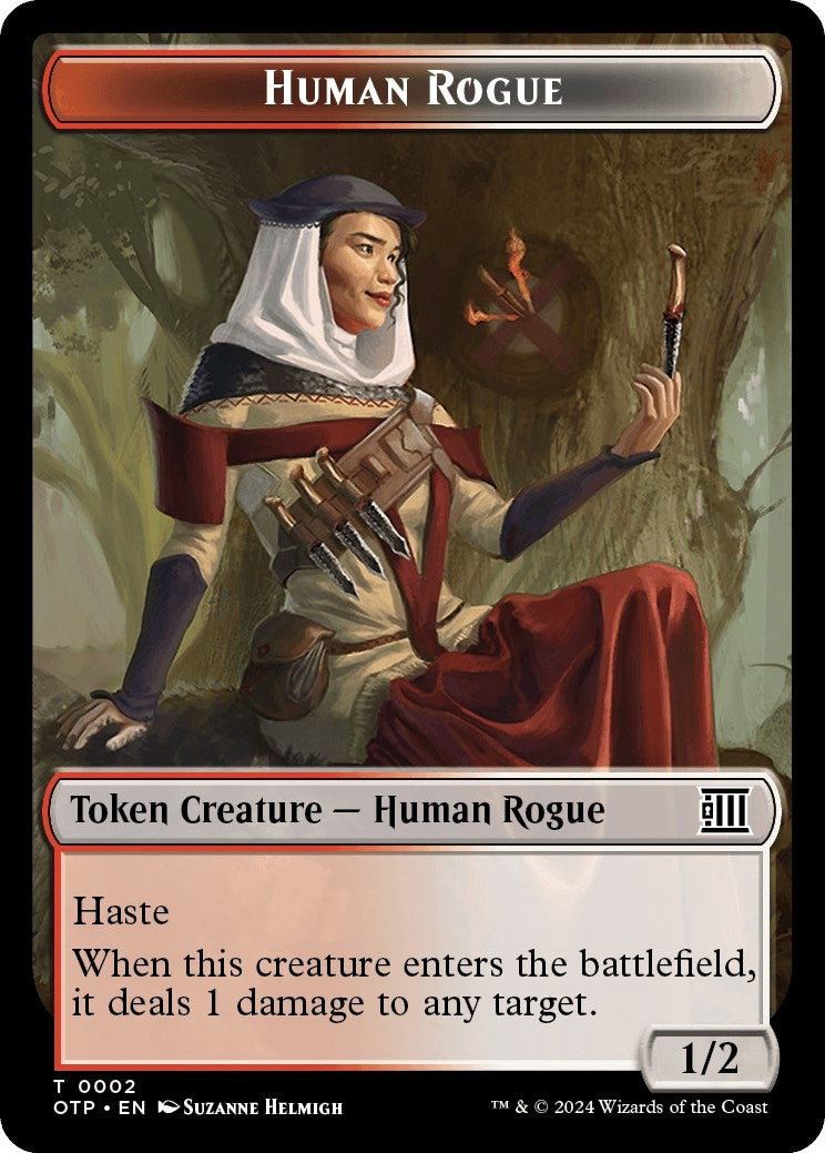 Human Rogue Plot Double Sided Token (2 // 20) [OTP]