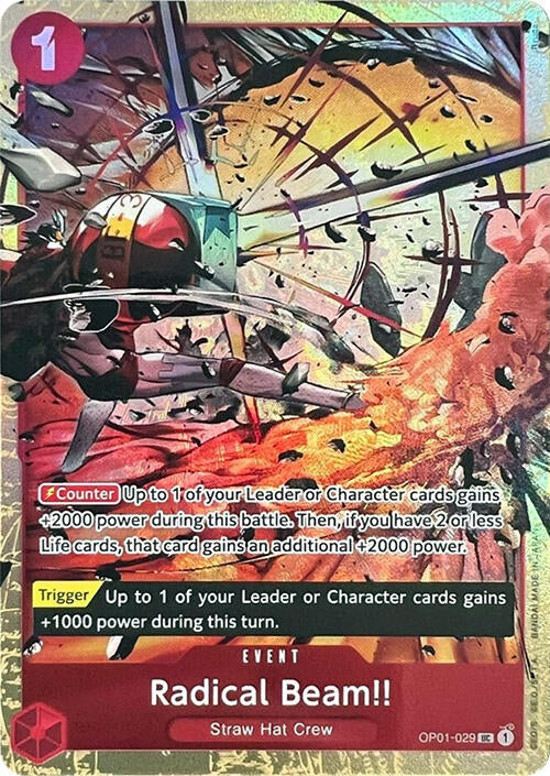 Radical Beam Premium Card Collection Best Selection Vol 1 (OP01-029) [OP-PR]