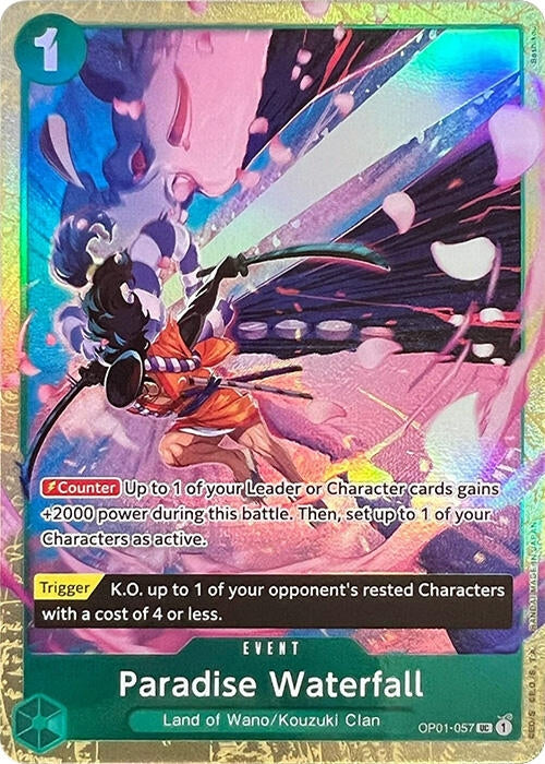 Paradise Waterfall Premium Card Collection Best Selection Vol 1 (OP01-057) [OP-PR]