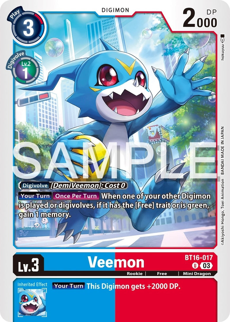 Image for Veemon [Beginning Observer]