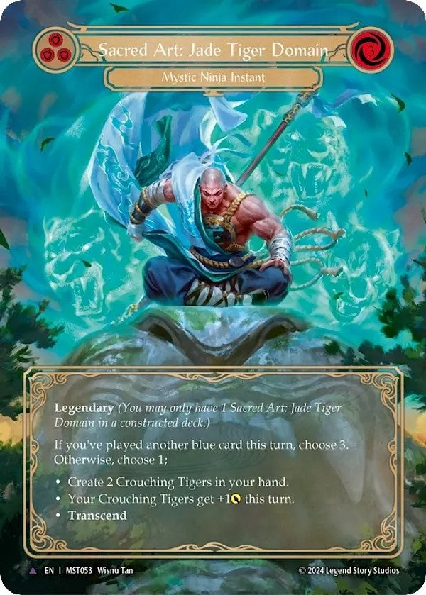 Sacred Art Jade Tiger Domain Marvel (MST053) [MST]
