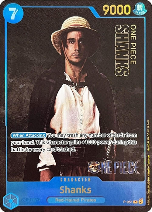 Shanks Premium Card Collection Live Action Edition (P-051) [OP-PR]