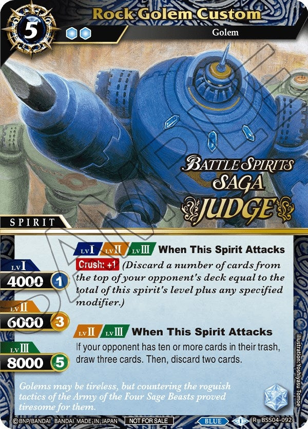 Rock Golem Custom Judge Pack 2024 Vol 1 (BSS04-092) [LEP]