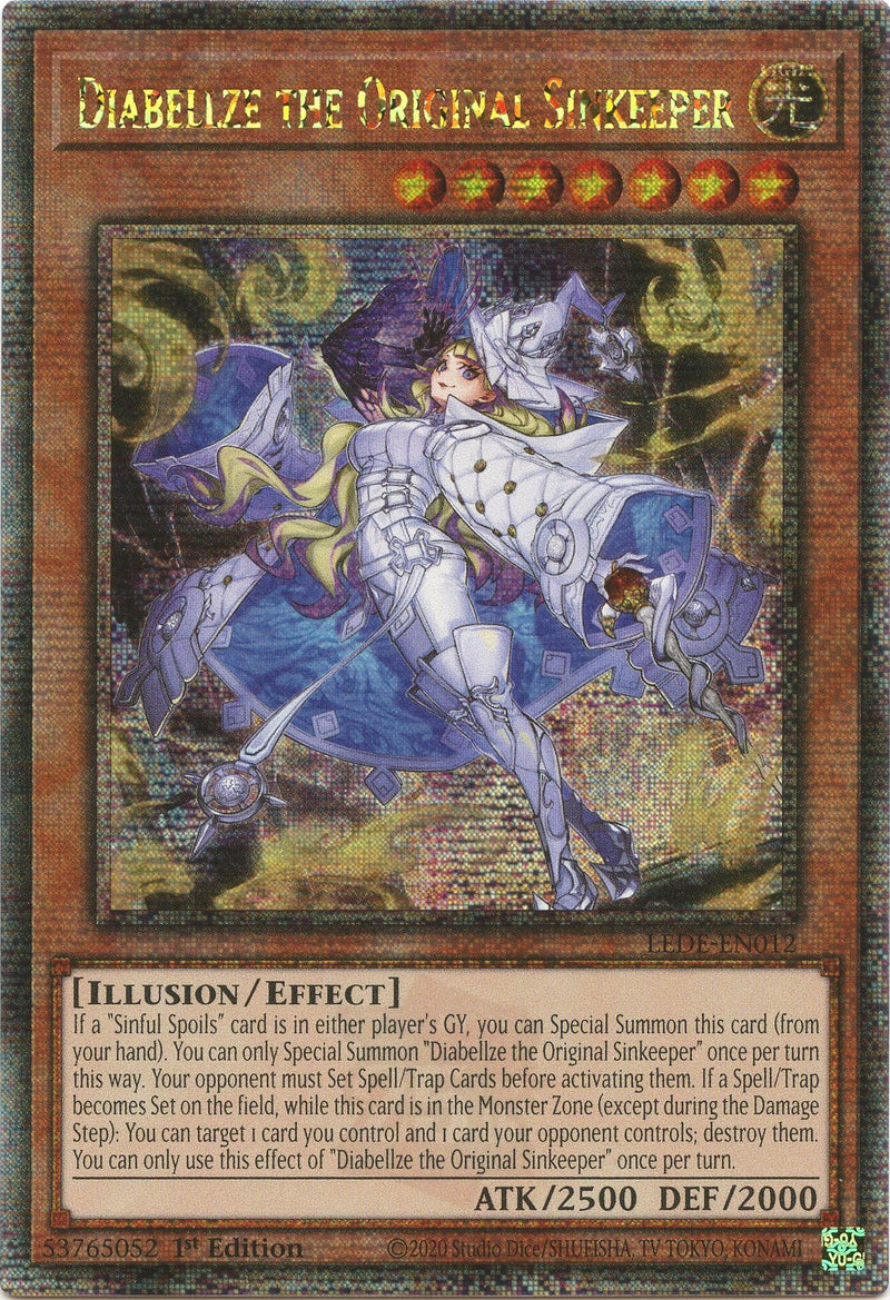 Diabellze the Original Sinkeeper Quarter Century Secret Rare (LEDE-EN012) [LEDE]