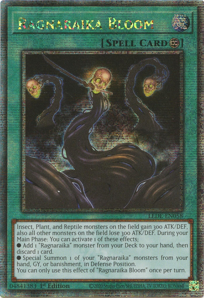 Ragnaraika Bloom Quarter Century Secret Rare (LEDE-EN058) [LEDE]