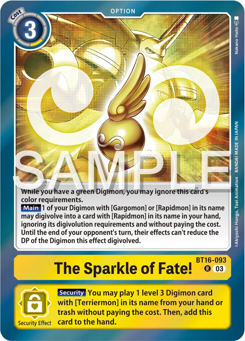 Image for The Sparkle of Fate! [Beginning Observer]