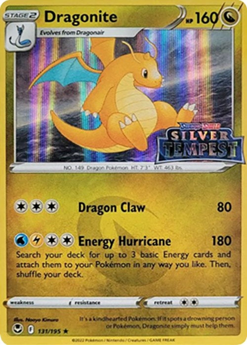 Dragonite Silver Tempest Stamped (131/195) [SWSD]