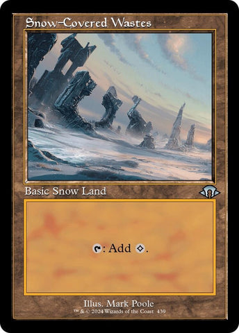 Snow Covered Wastes Retro Frame (439) [MH3]