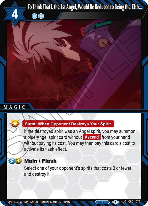 To Think That I the 1st Angel Would Be Reduced to Being the 13th (CB01-079) [CB01]