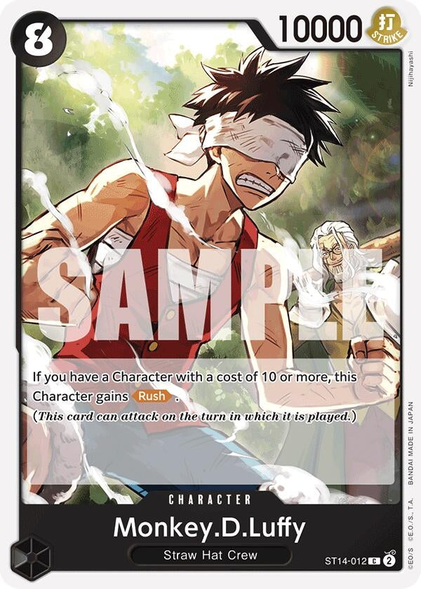 Image for Monkey.D.Luffy (012) [Starter Deck 14: 3D2Y]