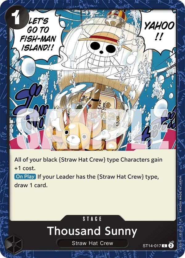 Image for Thousand Sunny [Starter Deck 14: 3D2Y]