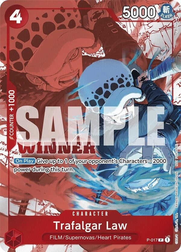Trafalgar Law Winner Pack Vol 7 (P-017) [OP-PR]