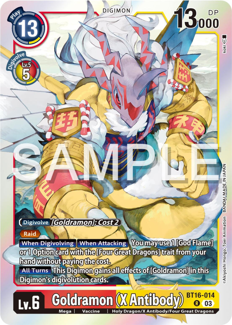 Image for Goldramon (X Antibody) [Beginning Observer]