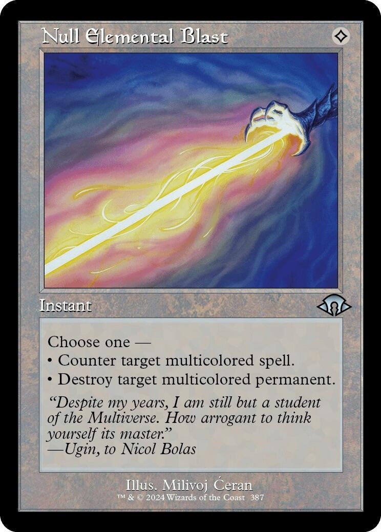 Null Elemental Blast Retro Frame (387) [MH3]