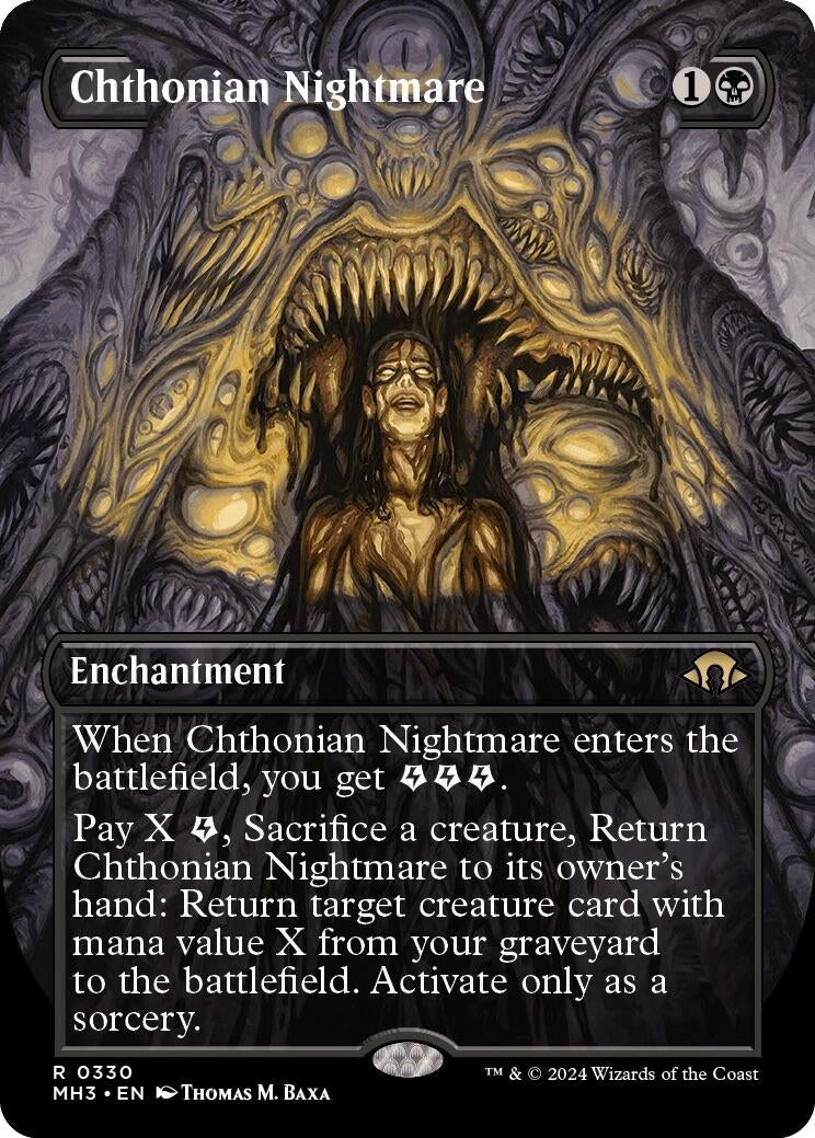 Chthonian Nightmare Borderless (330) [MH3]