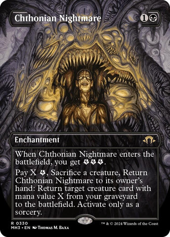 Chthonian Nightmare Borderless (330) [MH3]