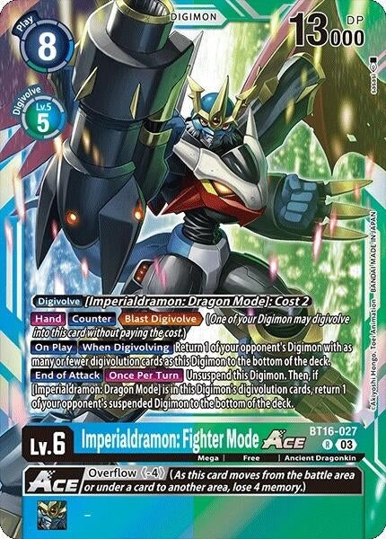 Image for Imperialdramon: Fighter Mode ACE [Beginning Observer]