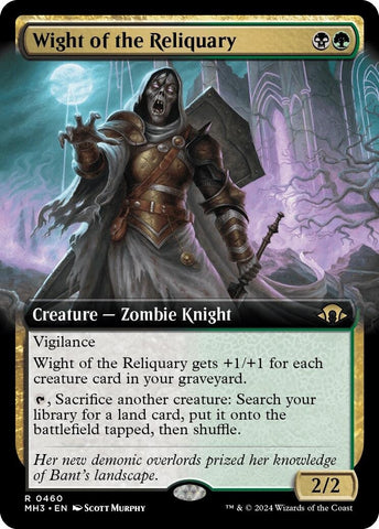 Wight of the Reliquary Extended Art (460) [MH3]