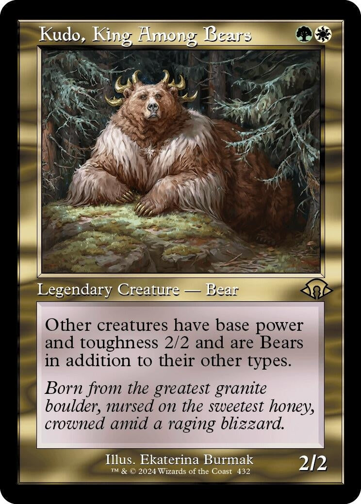 Kudo King Among Bears Retro Frame (432) [MH3]