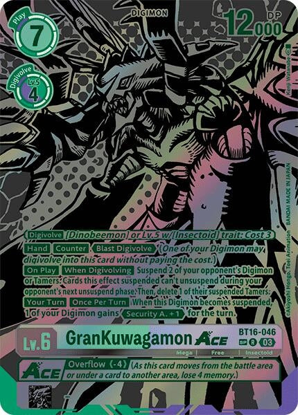 Image for GranKuwagamon ACE (Textured) [Beginning Observer]