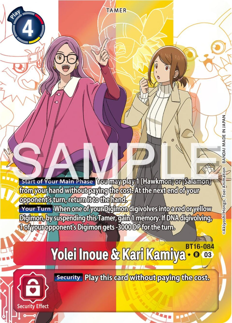 Image for Yolei Inoue & Kari Kamiya (Alternate Art) [Beginning Observer]
