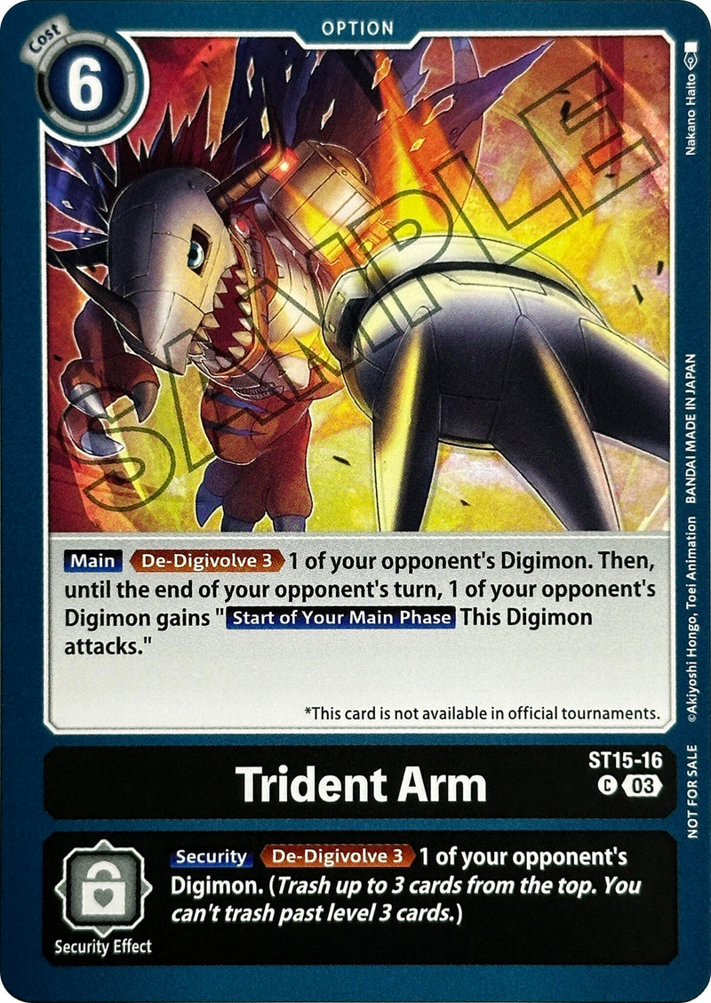Image for Trident Arm (Demo Deck Exclusive) [Starter Deck 15: Dragon of Courage]