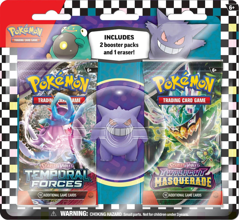 Pokemon TCG Back to School Eraser Blister 2024 Gengar [MCAP]