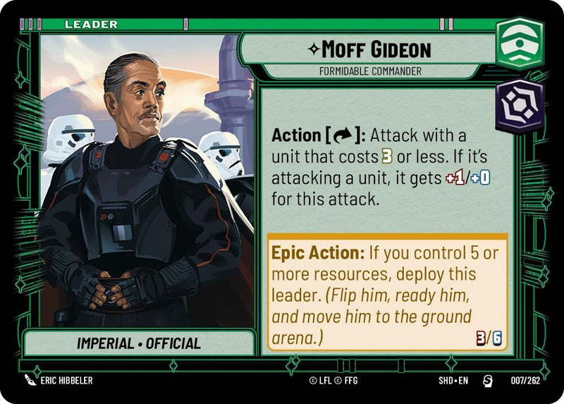 Moff Gideon Formidable Commander (007/262) [SHD]