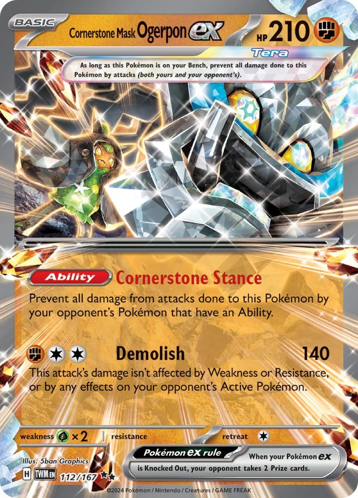Cornerstone Mask Ogerpon ex 112 167 (112/167) [TWM]