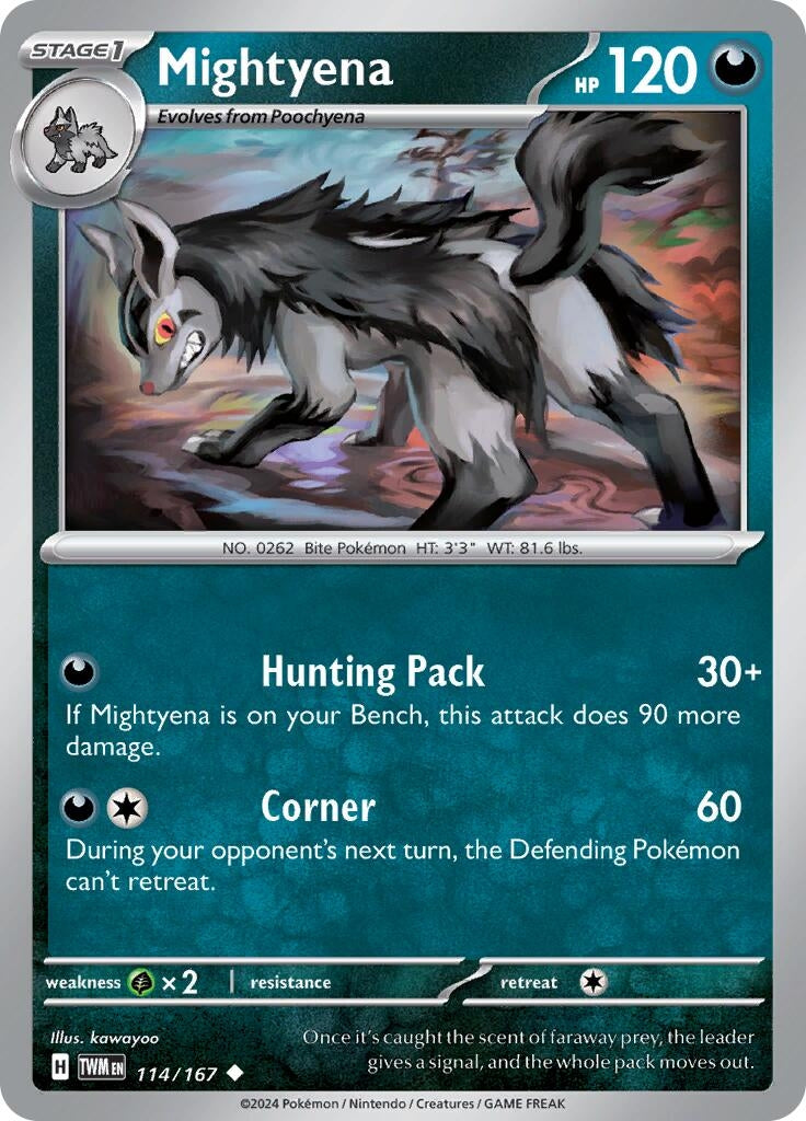 Mightyena (114/167) [TWM]