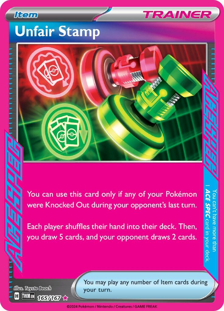 Unfair Stamp (165/167) [TWM]