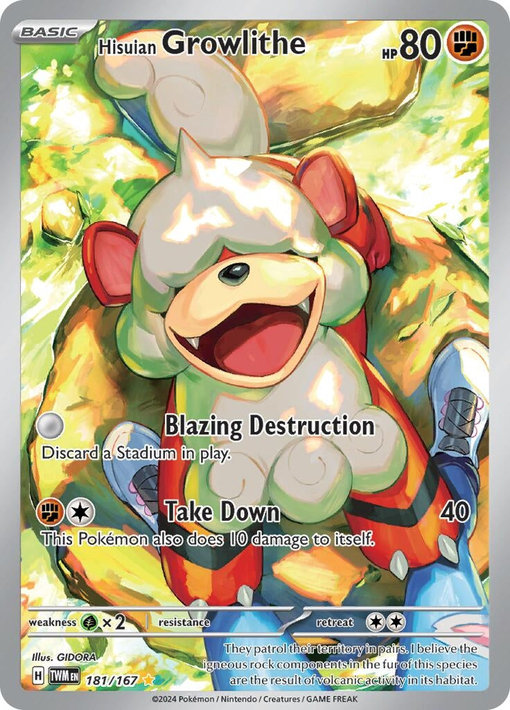 Hisuian Growlithe 181 167 (181/167) [TWM]