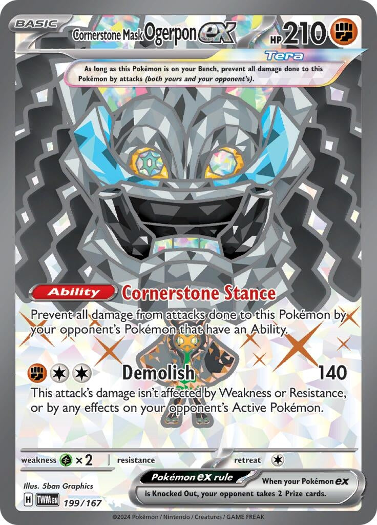 Cornerstone Mask Ogerpon ex 199 167 (199/167) [TWM]