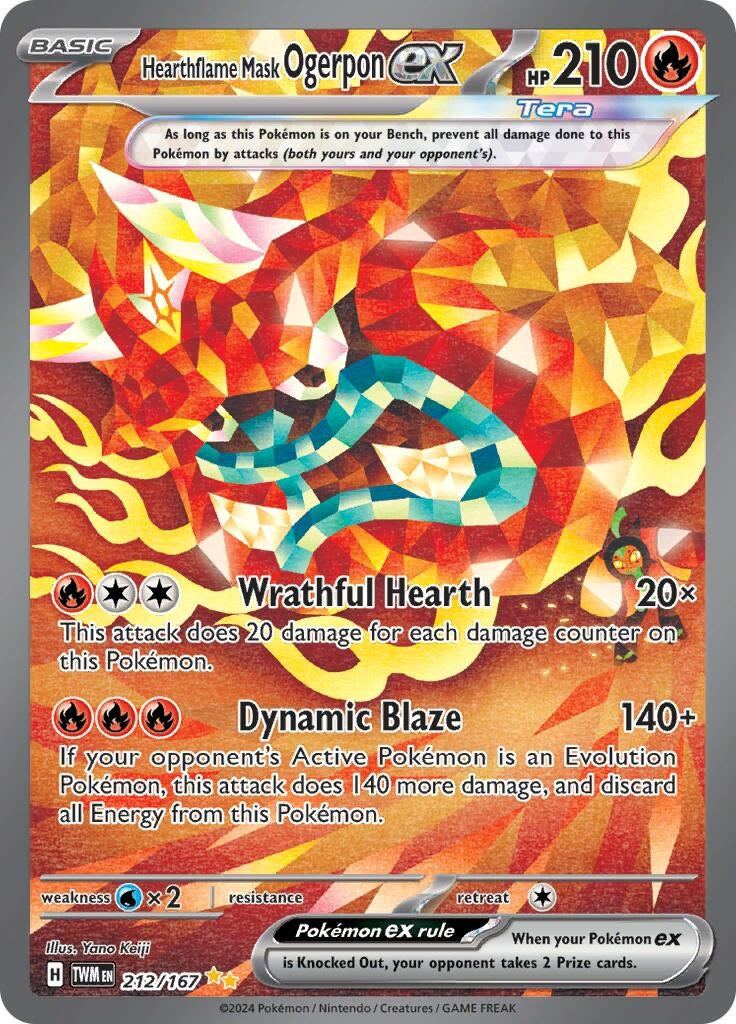 Hearthflame Mask Ogerpon ex 212 167 (212/167) [TWM]