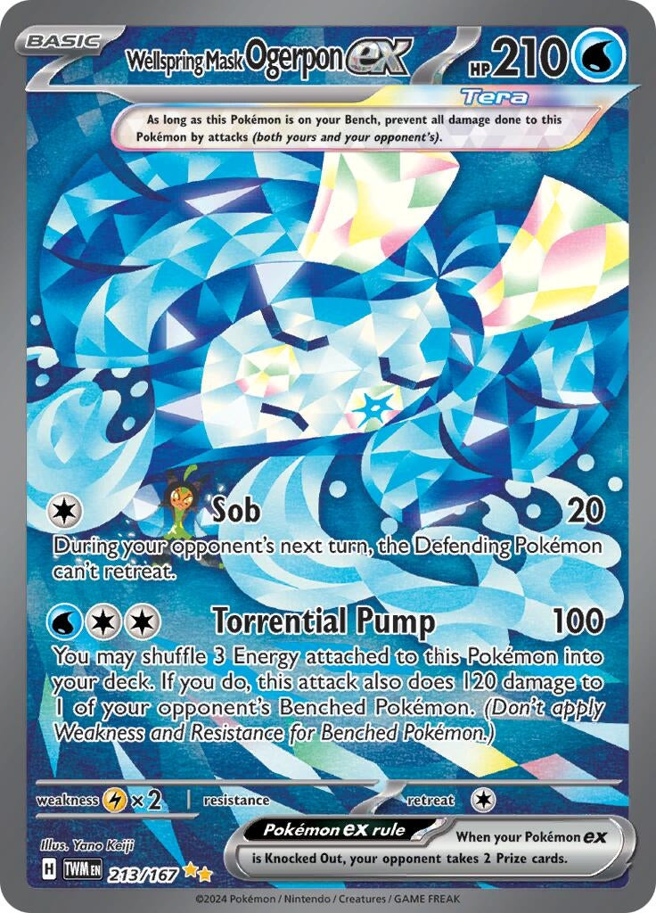 Wellspring Mask Ogerpon ex 213 167 (213/167) [TWM]