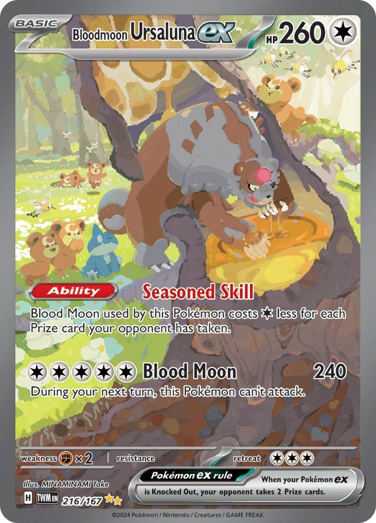 Bloodmoon Ursaluna ex 216 167 (216/167) [TWM]