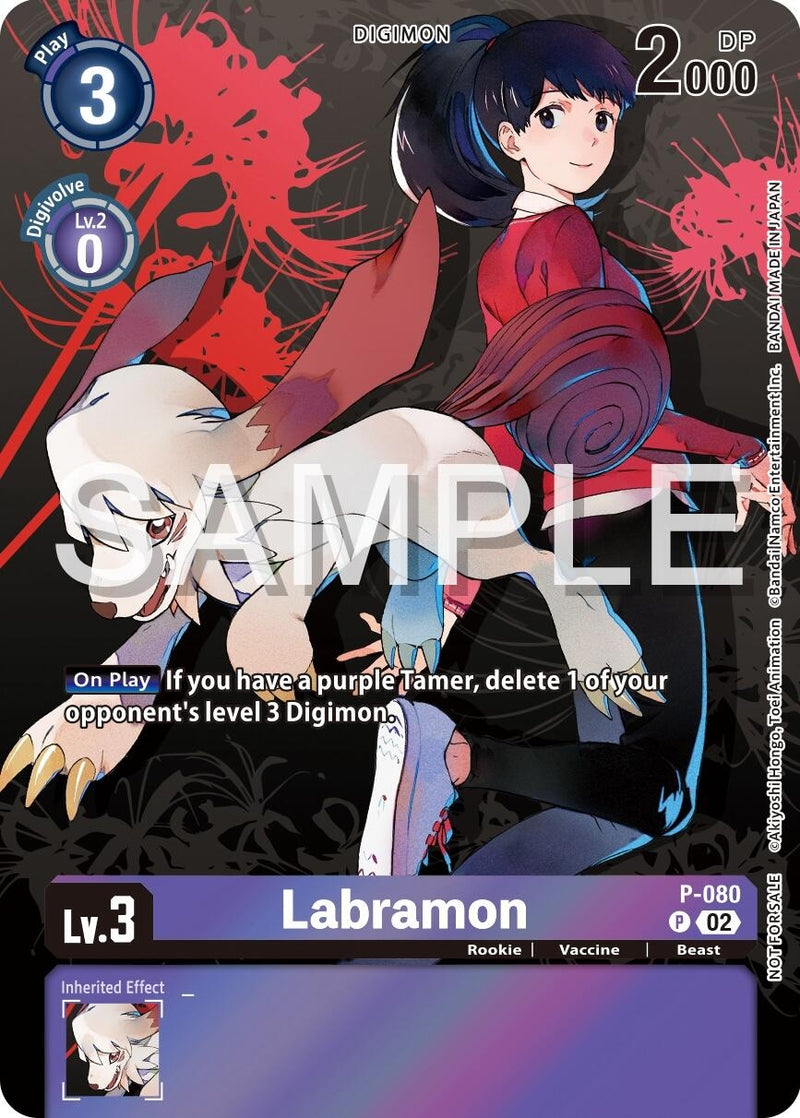 Image for Labramon - P-080 (Official Tournament Pack Vol.13) [Digimon Promotion Cards]