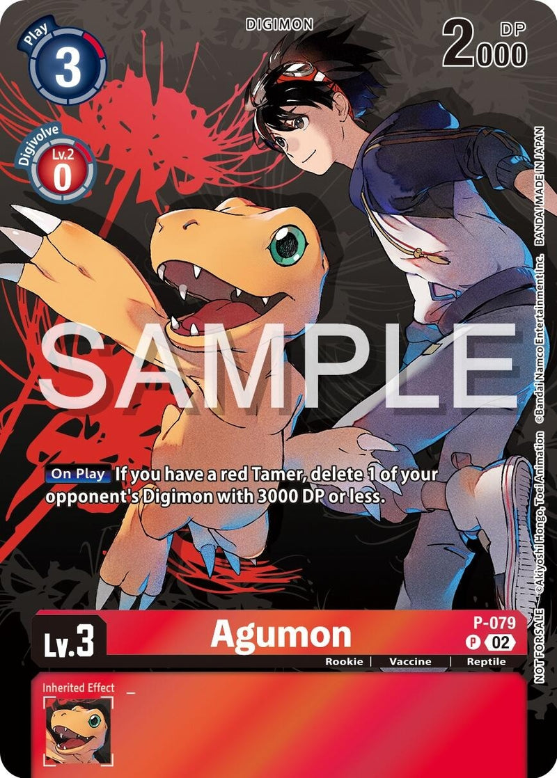 Image for Agumon - P-079 (Official Tournament Pack Vol.13) [Digimon Promotion Cards]