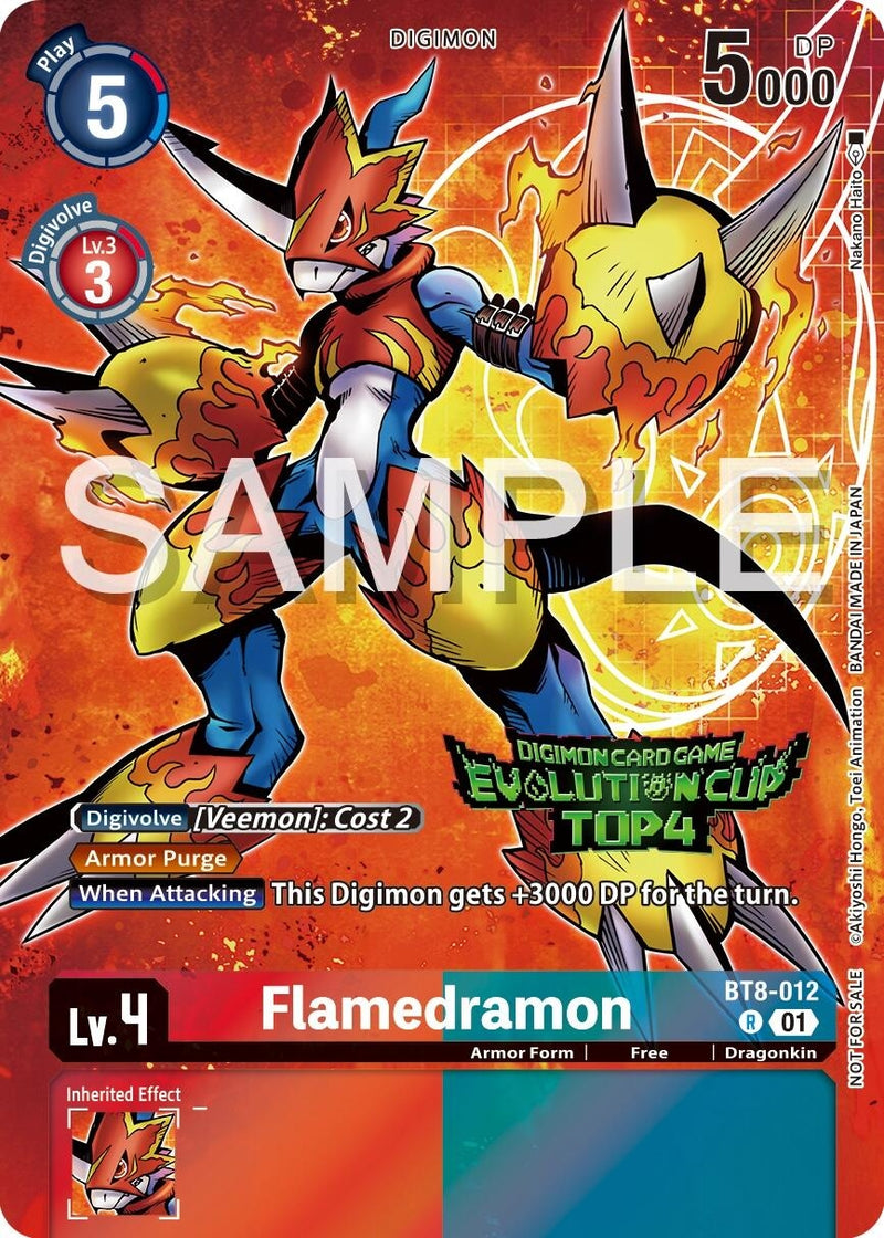 Image for Flamedramon - BT8-012 (2024 Evolution Cup Top 4) [New Awakening]