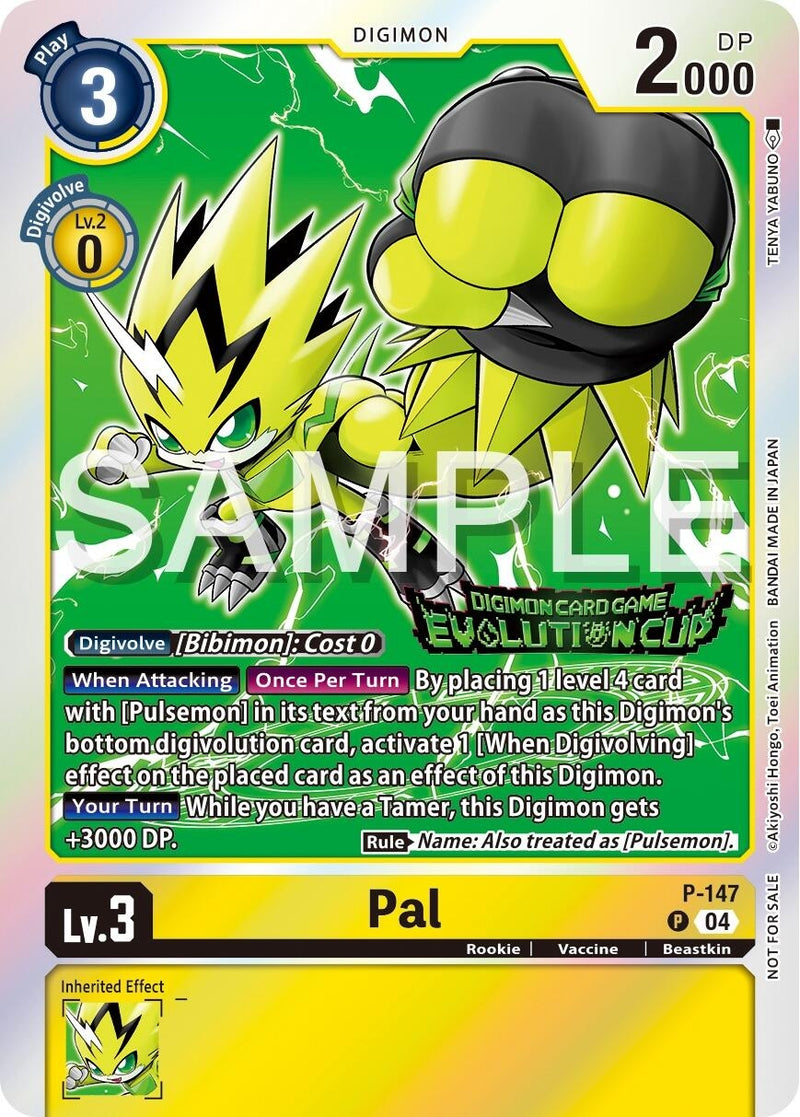 Image for Pal - P-147 (2024 Evolution Cup) [Digimon Promotion Cards]