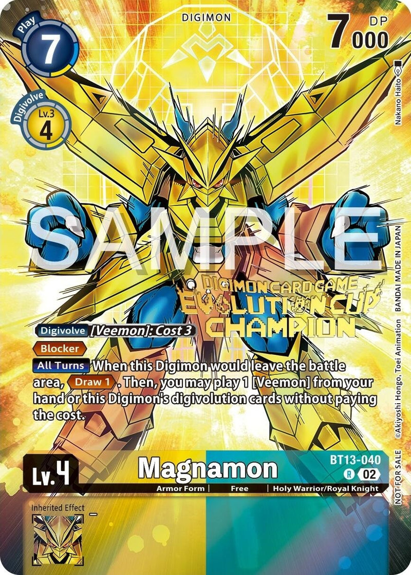Image for Magnamon - BT13-040 (2024 Evolution Cup Champion) [Versus Royal Knights]