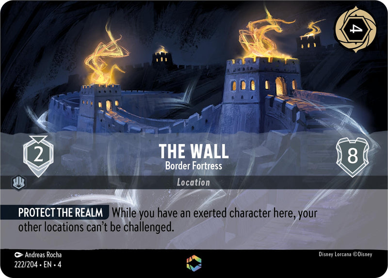 The Wall Border Fortress Enchanted (222/204) [4]