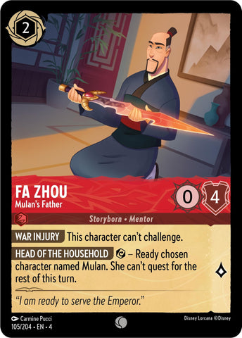 Fa Zhou - Mulan's Father (105/204) [4]